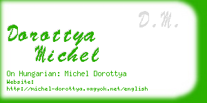 dorottya michel business card